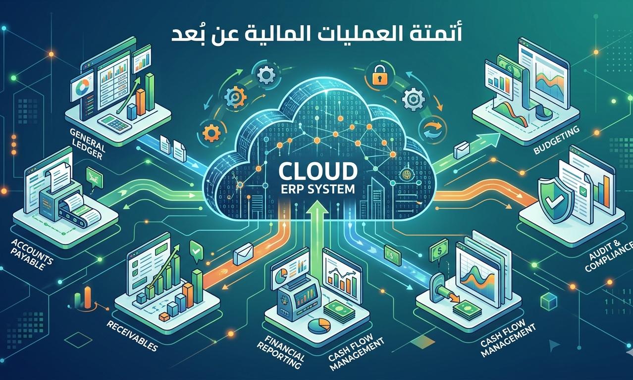 كيف يدعم نظام ERP العمل عن بُعد للإدارات المالية؟ - فكرة للبرمجيات